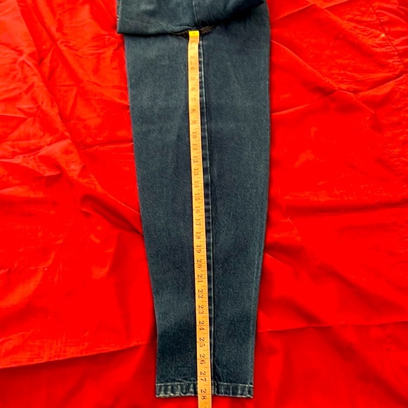 Vintage Jordache Pleated Jeans size 7, 28” inseam tapered leg, high waist - Picture 7 of 12